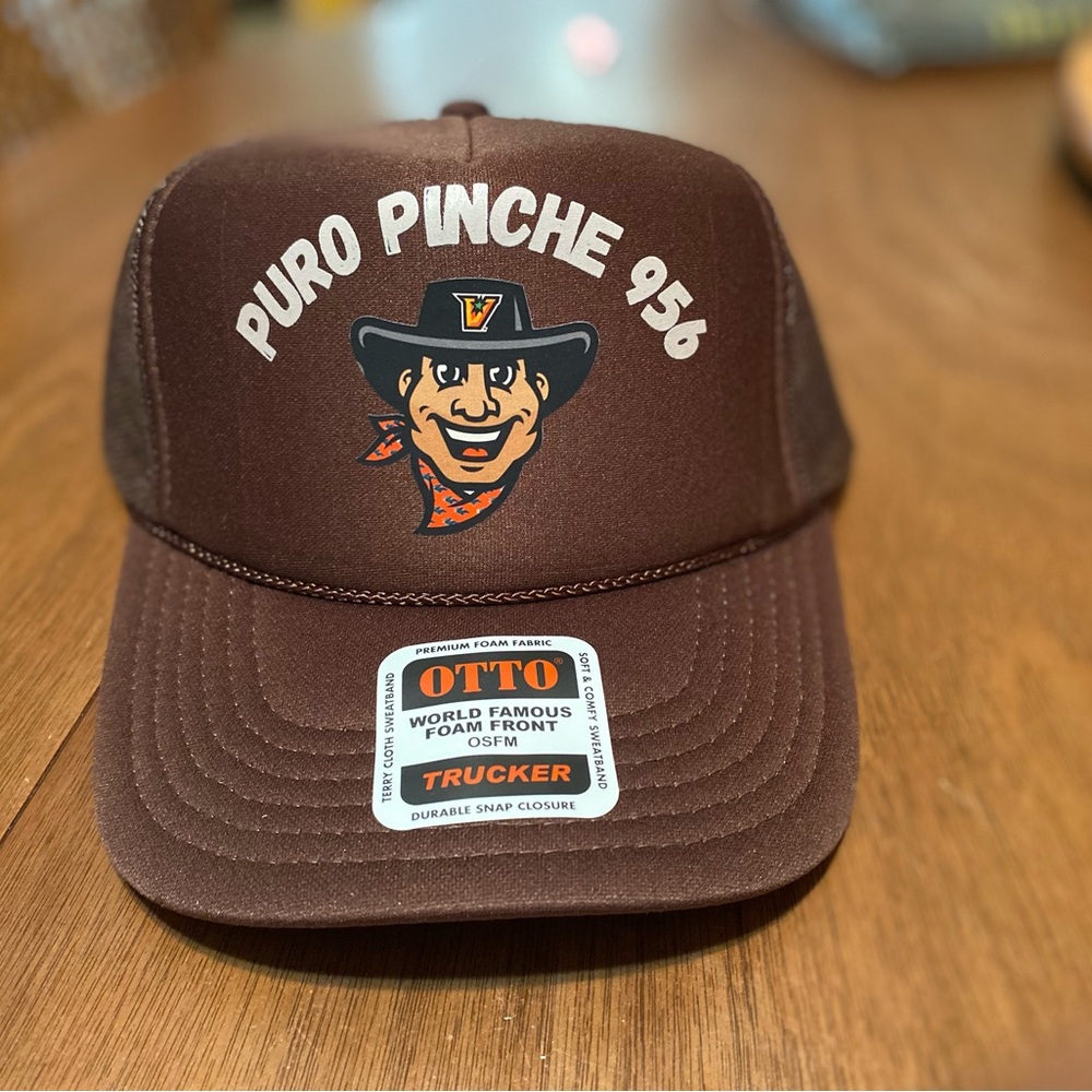 OTTO Dark Brown Graphic Trucker Hat